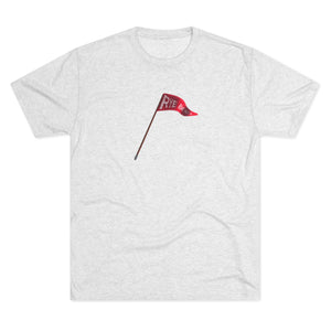 Rye Beach Custom Pennant Unisex Tri-Blend Crew Tee