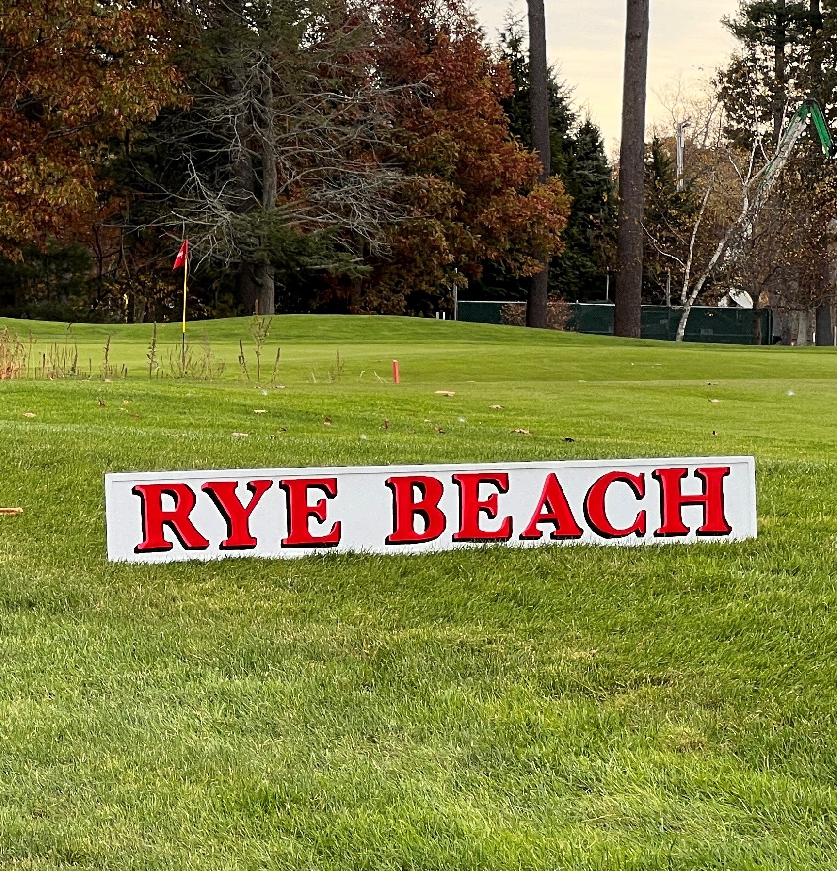 Rye Beach Sign